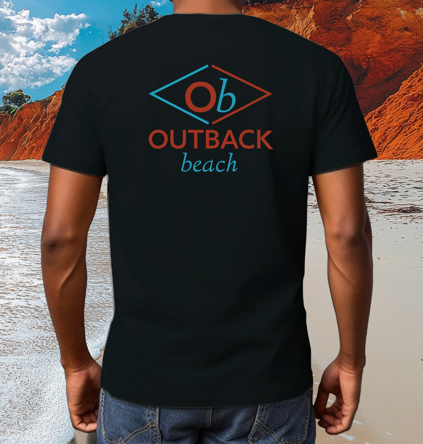 OUTBACK beach Premium Cotton T-Shirt