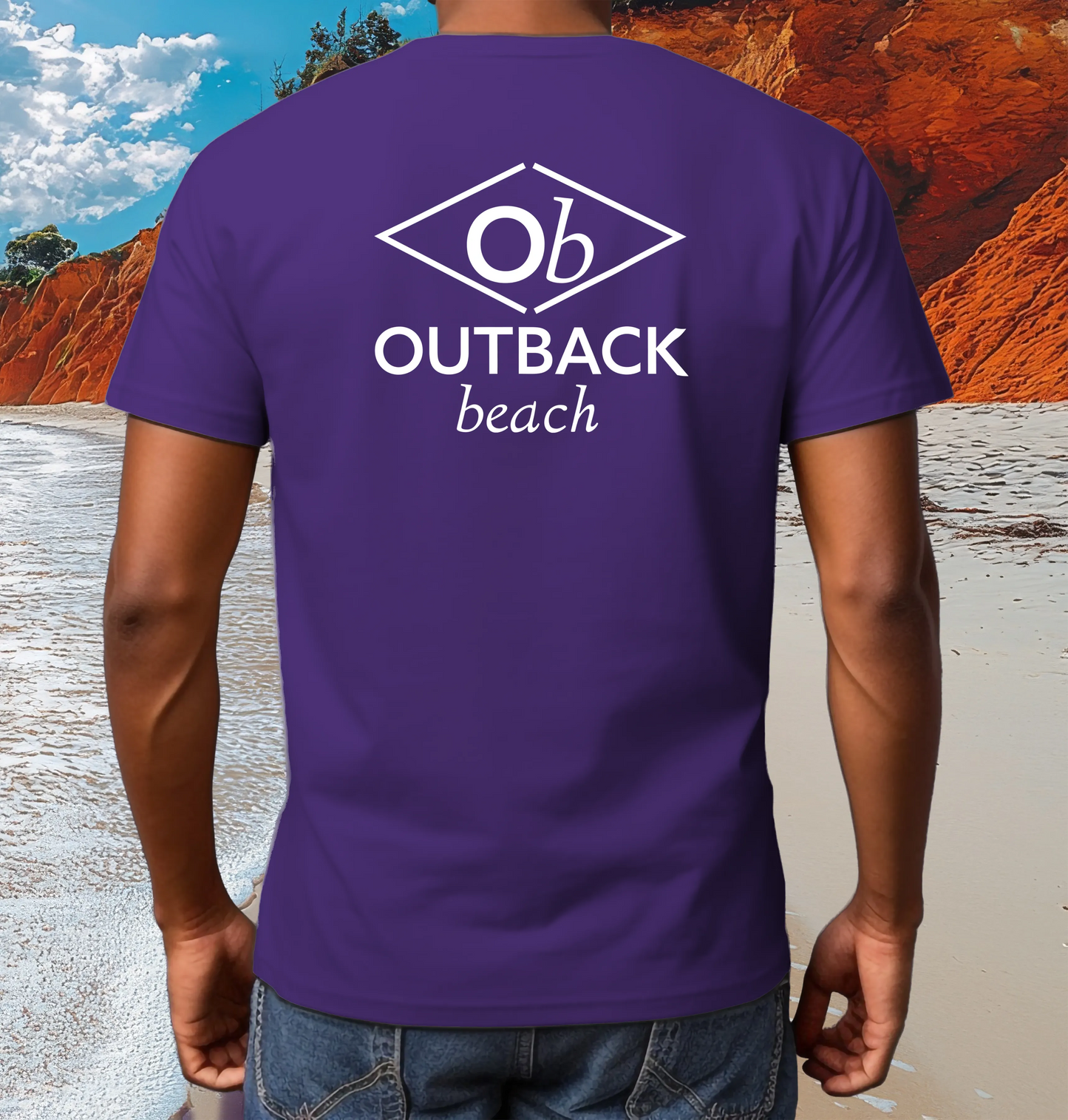 OUTBACK beach Premium Cotton T-Shirt