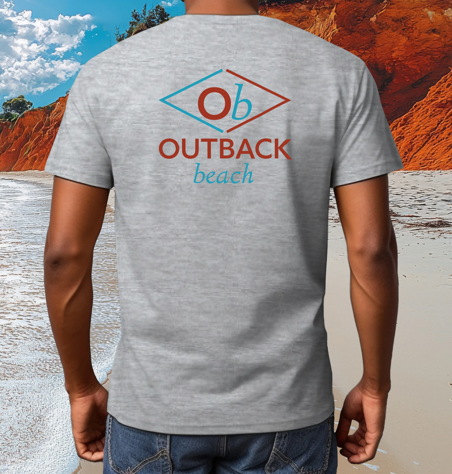 OUTBACK beach Premium Cotton T-Shirt