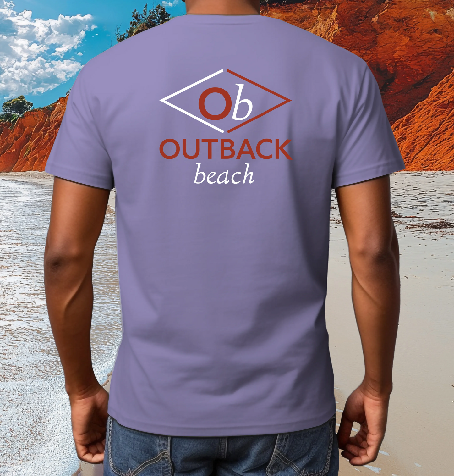 OUTBACK beach Premium Cotton T-Shirt