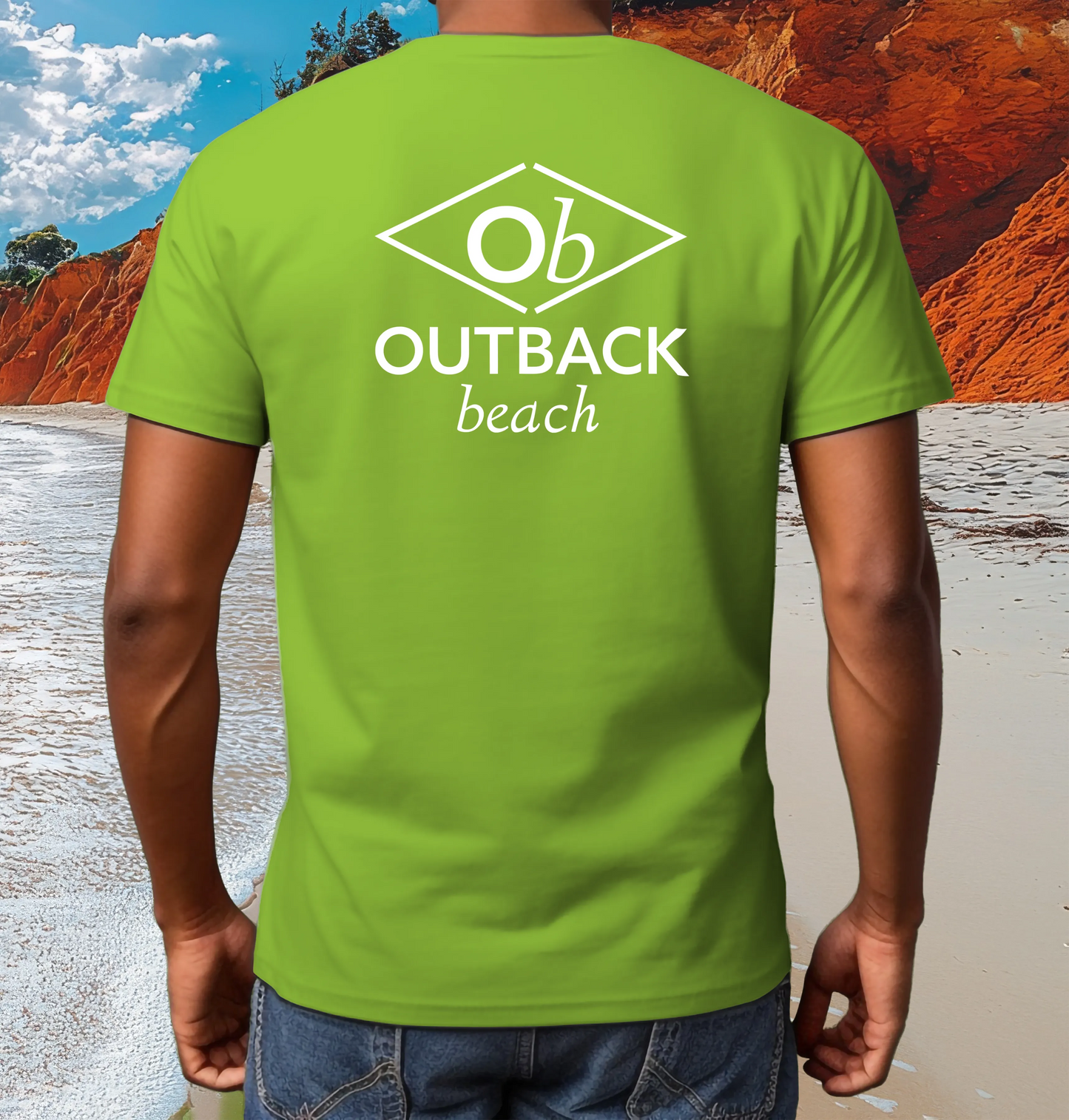 OUTBACK beach Premium Cotton T-Shirt