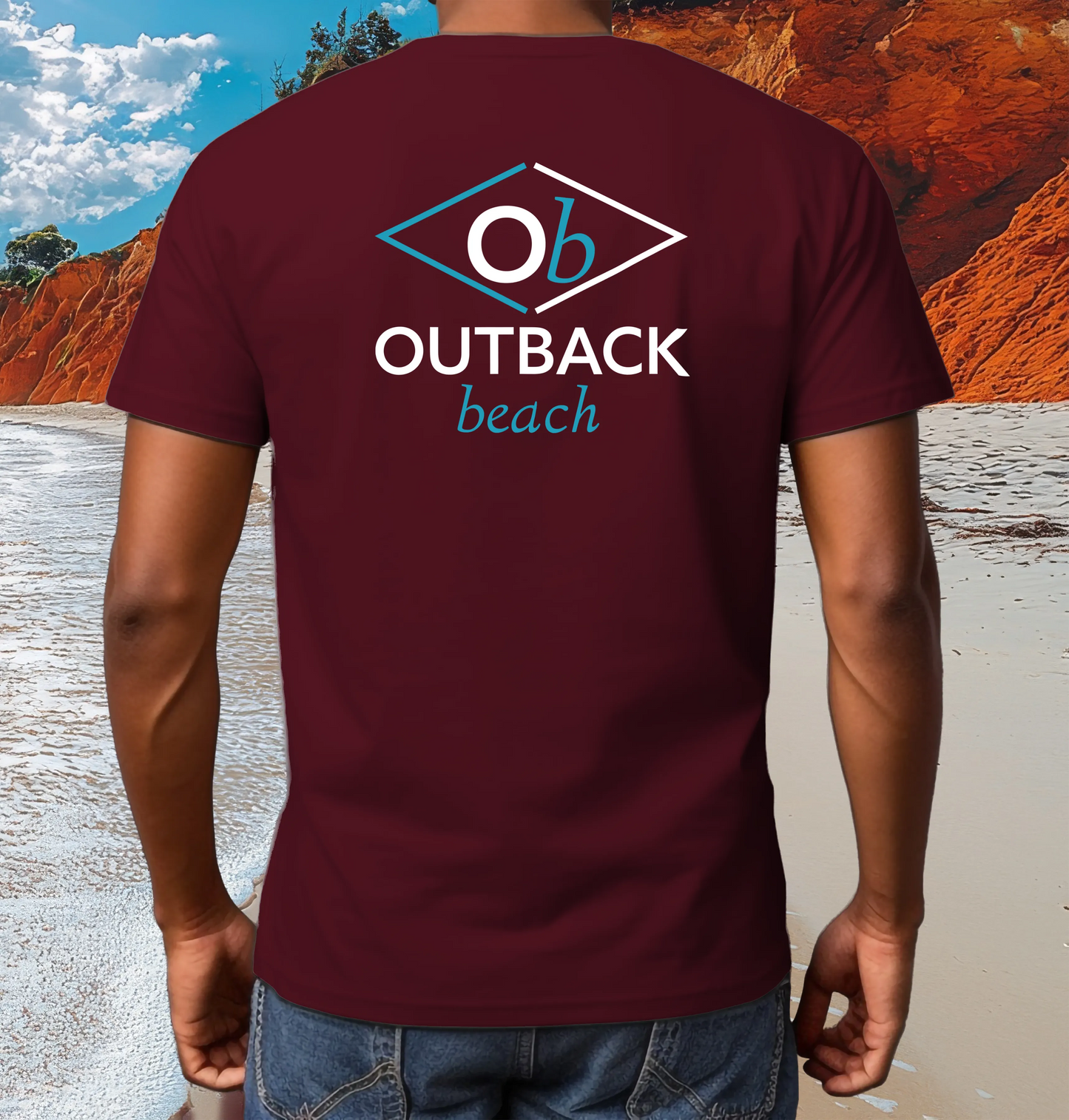 OUTBACK beach Premium Cotton T-Shirt