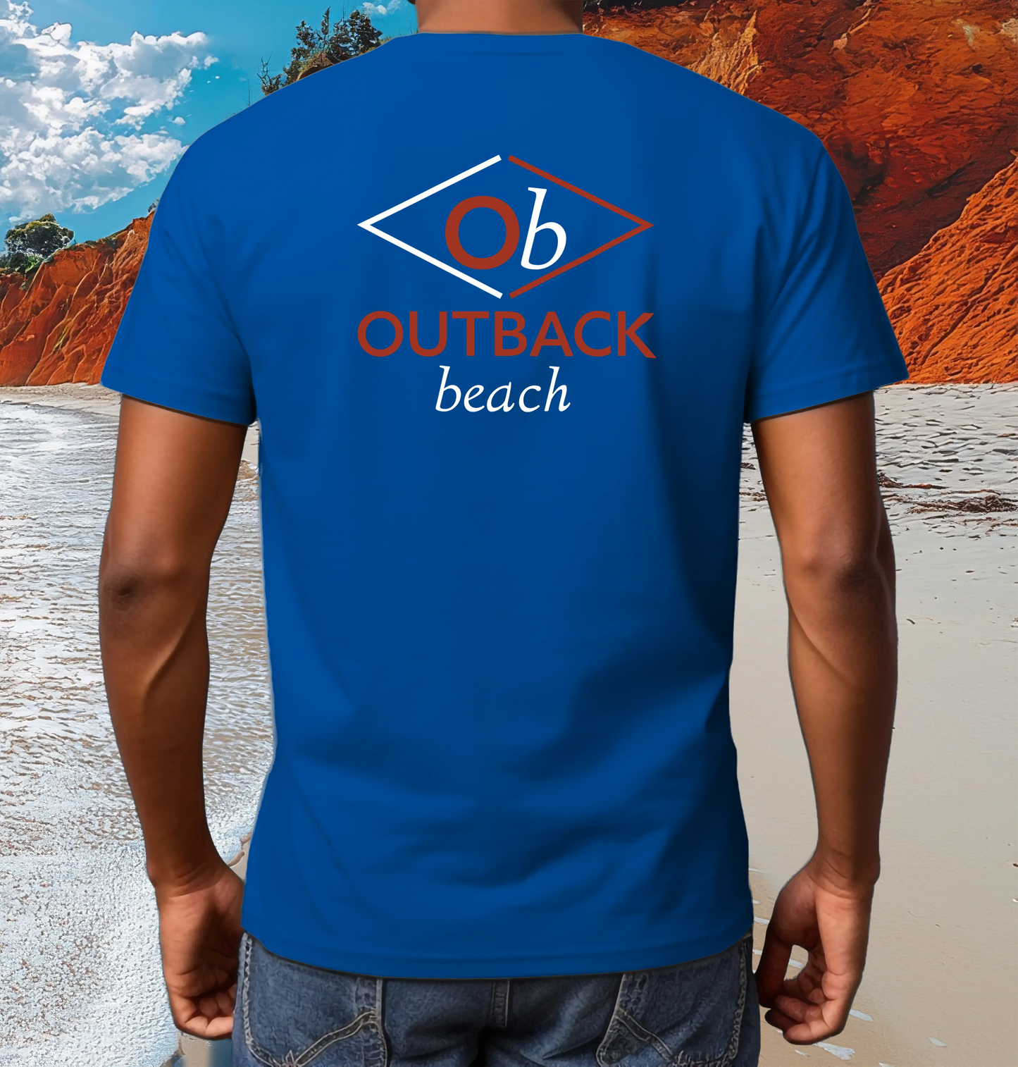 OUTBACK beach Premium Cotton T-Shirt