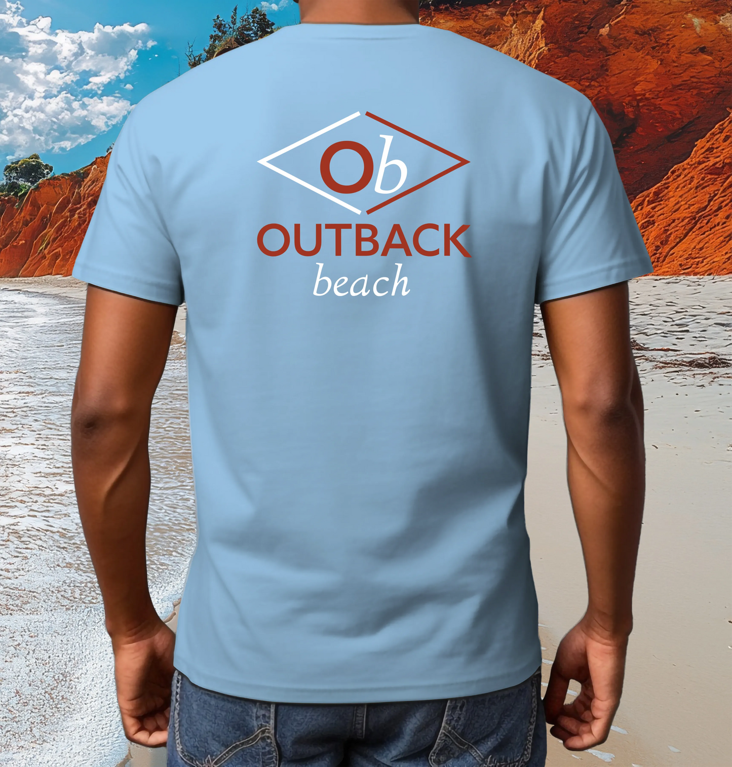 OUTBACK beach Premium Cotton T-Shirt