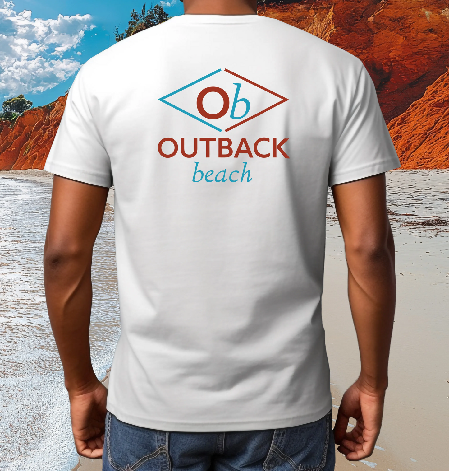 OUTBACK beach Premium Cotton T-Shirt