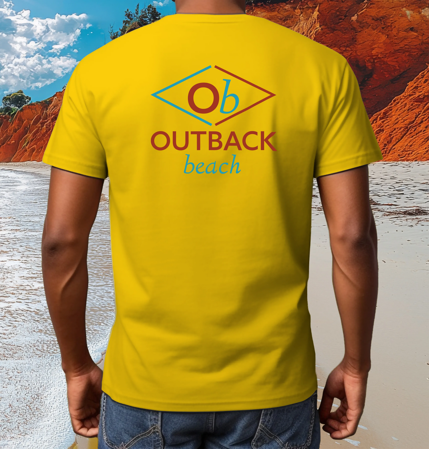 OUTBACK beach Premium Cotton T-Shirt