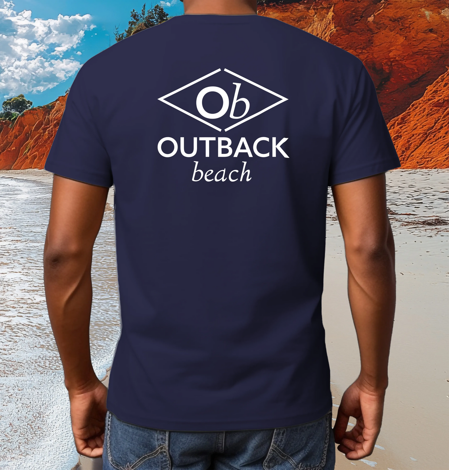 OUTBACK beach Premium Cotton T-Shirt