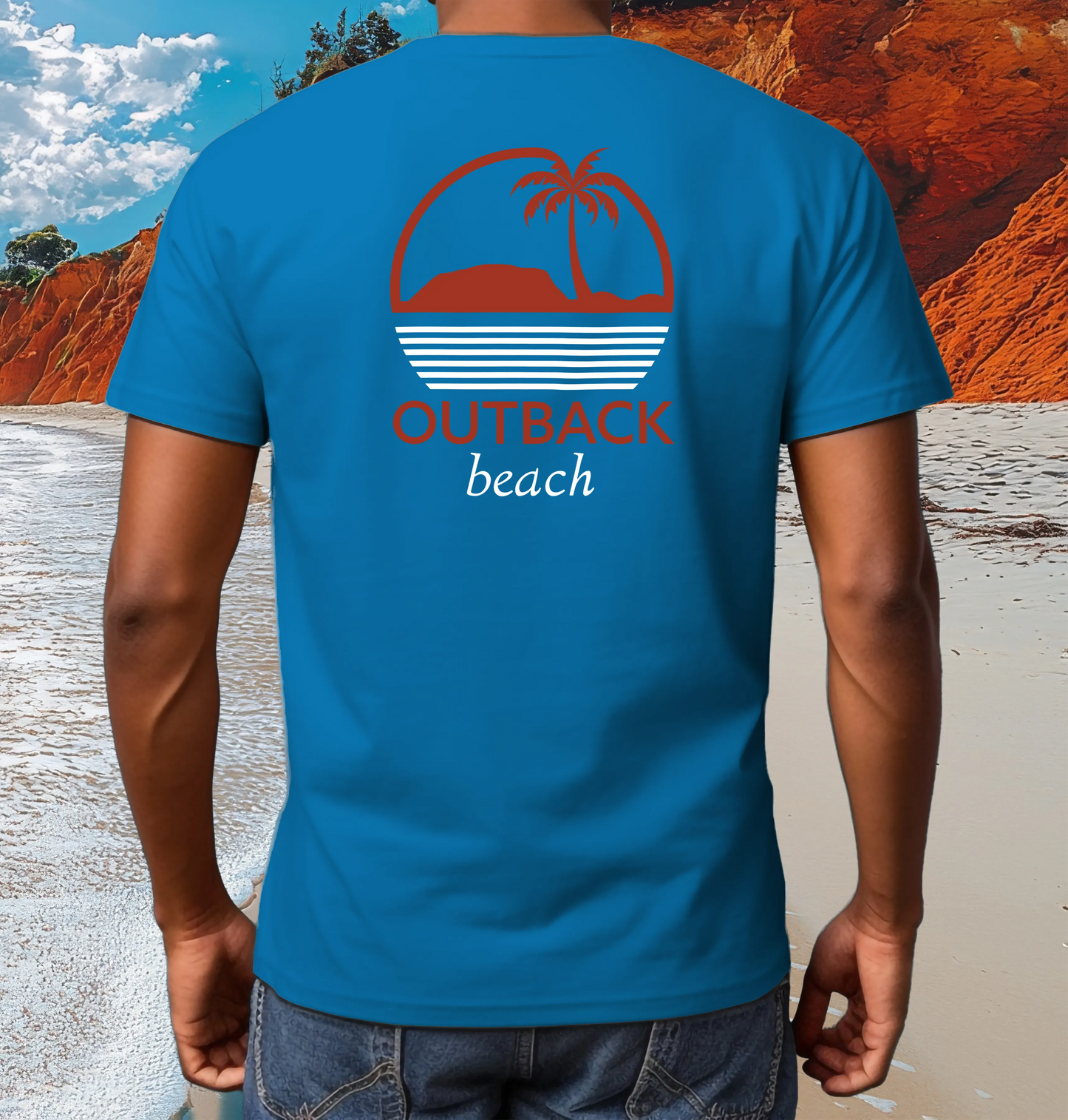 OUTBACK beach Premium Cotton T-Shirt