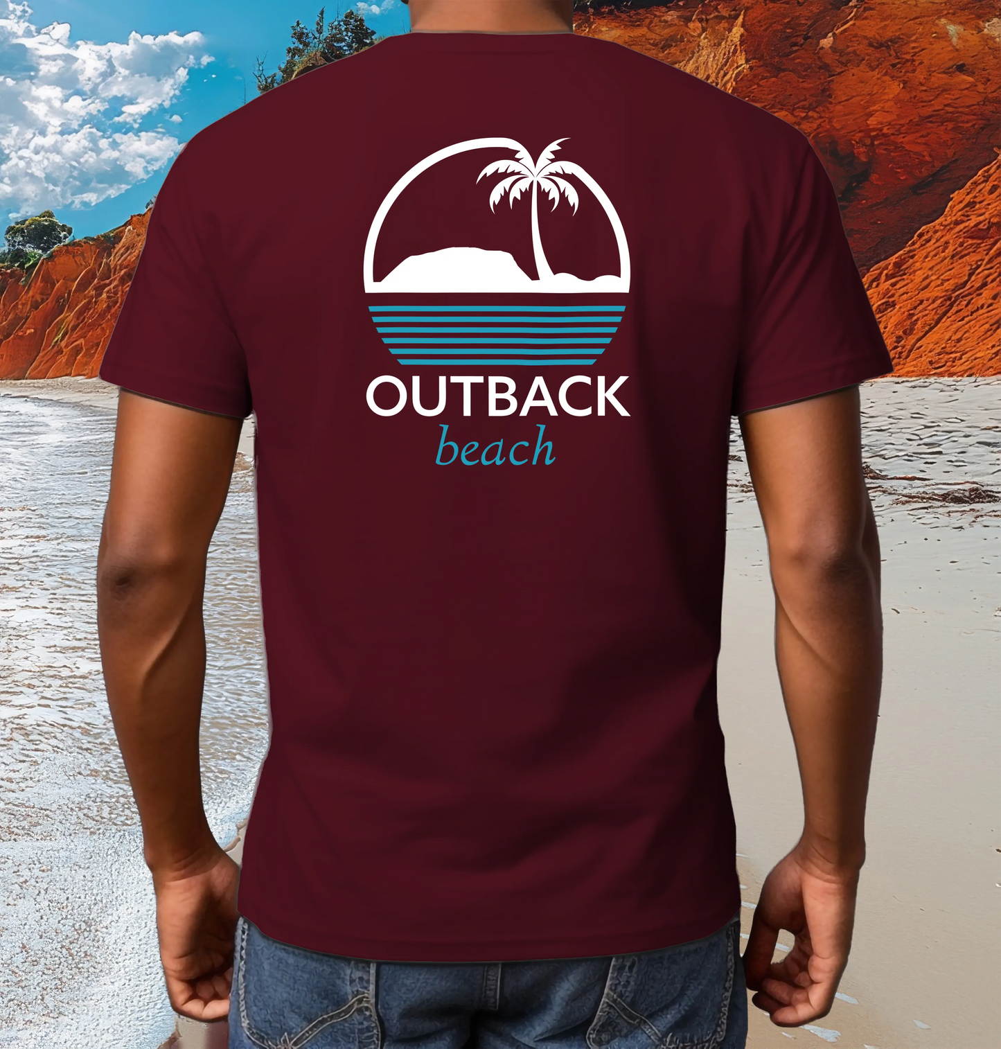 OUTBACK beach Premium Cotton T-Shirt
