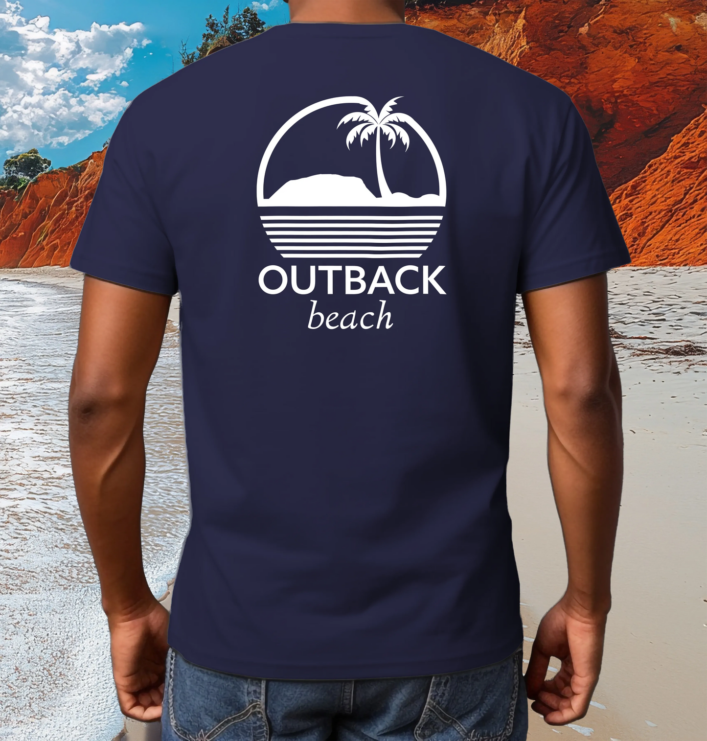 OUTBACK beach Premium Cotton T-Shirt