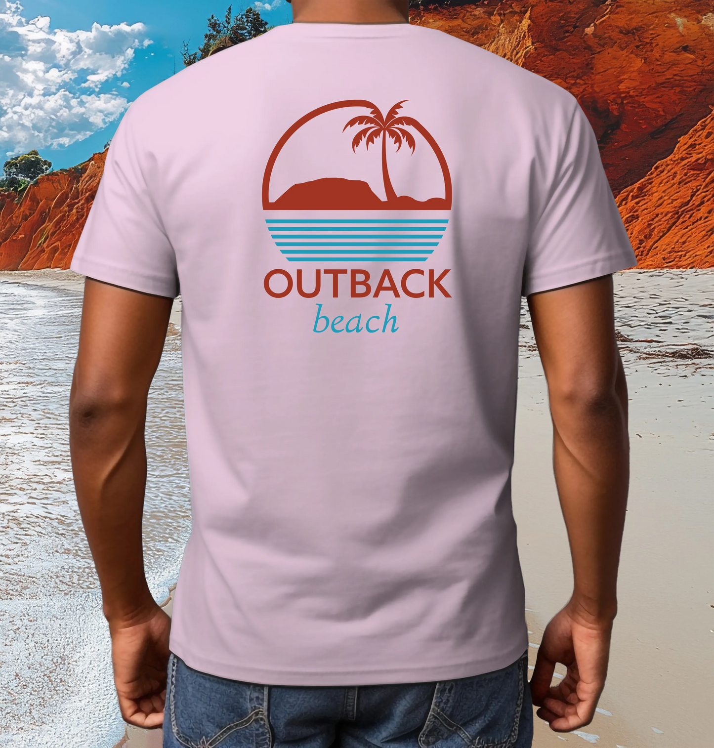 OUTBACK beach Premium Cotton T-Shirt