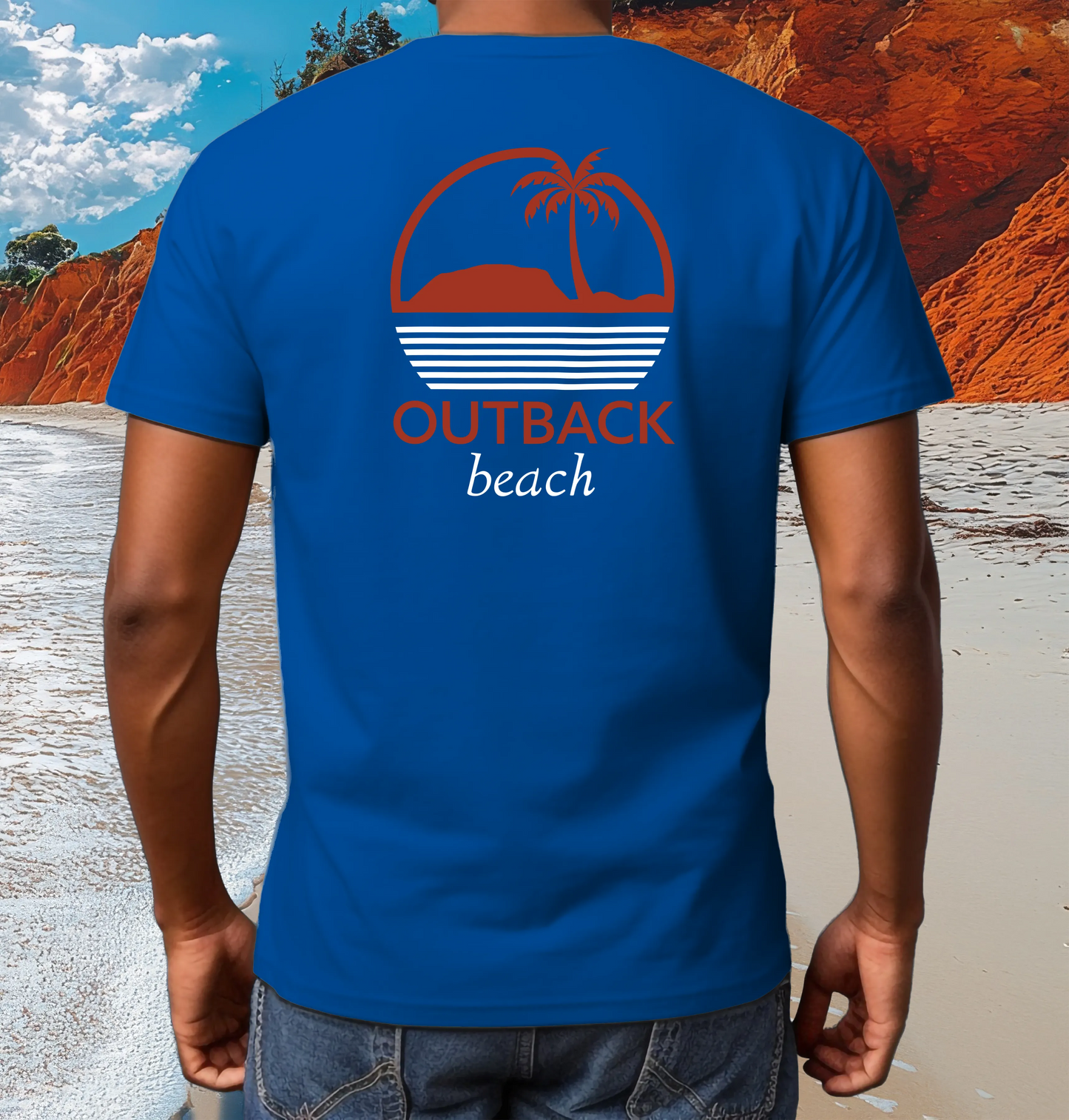 OUTBACK beach Premium Cotton T-Shirt
