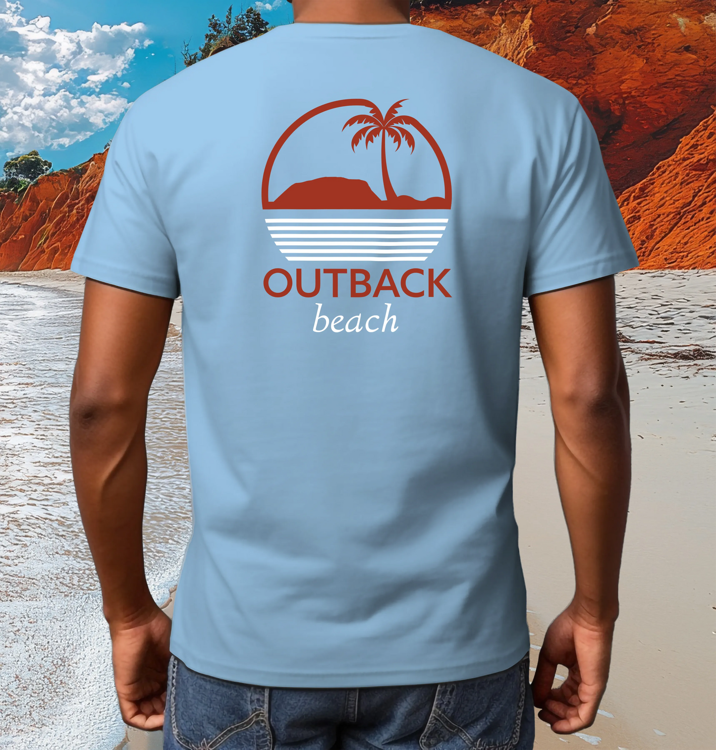 OUTBACK beach Premium Cotton T-Shirt