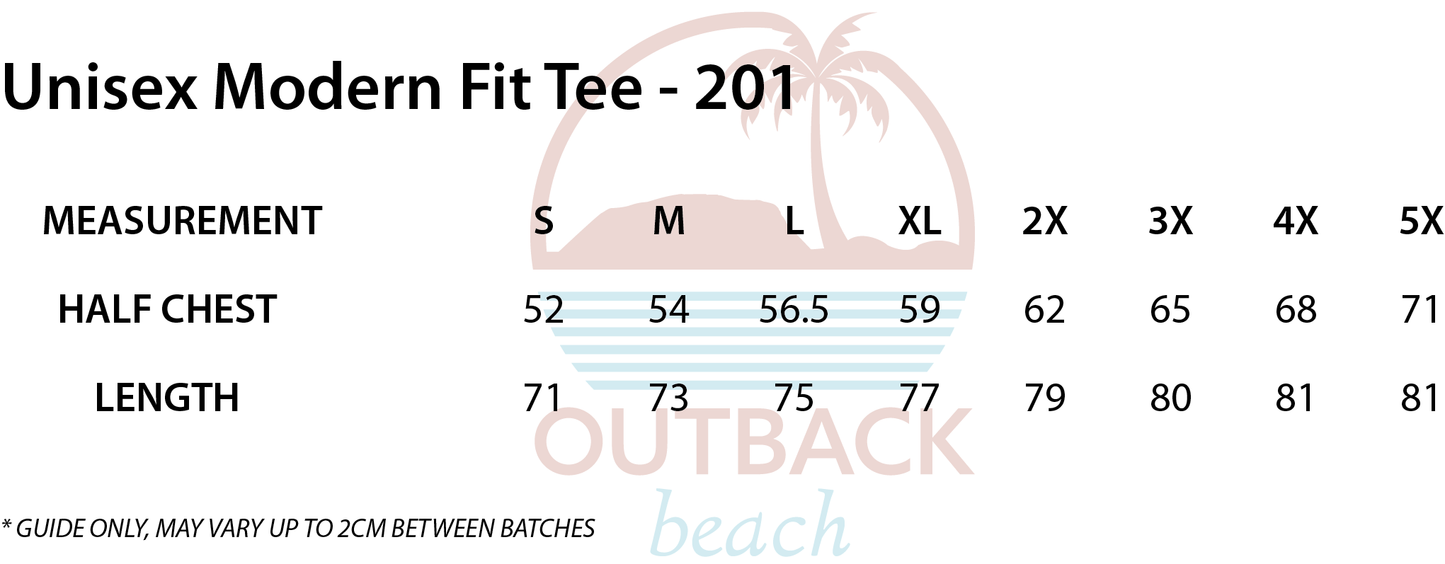 OUTBACK beach Premium Cotton T-Shirt